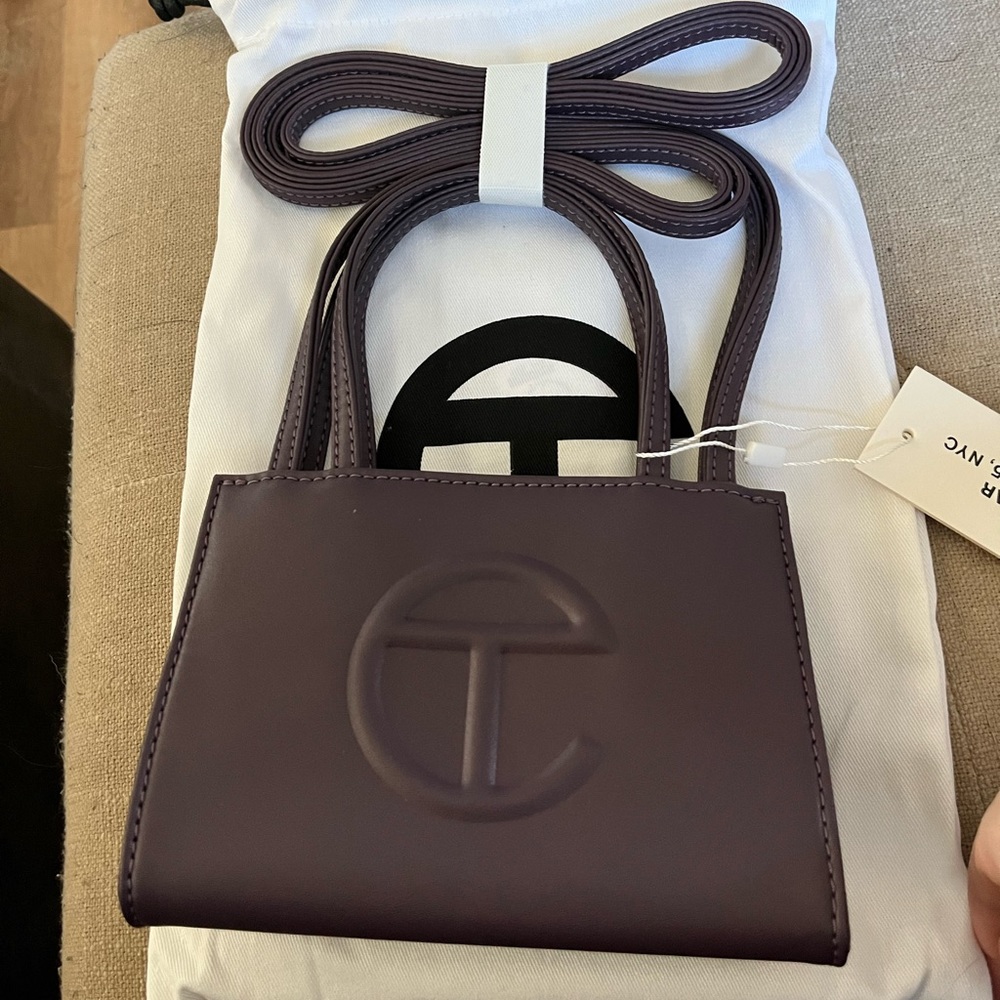 Telfar Eggplant Small Shopper